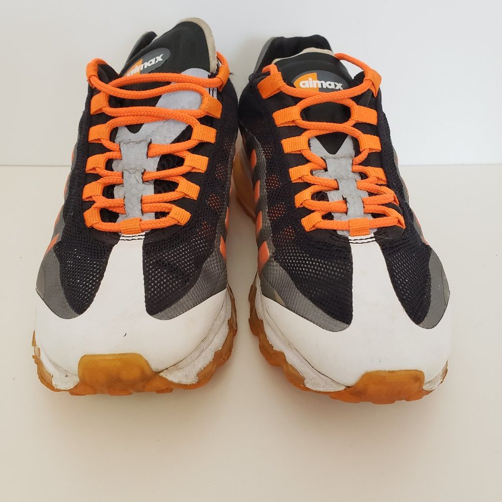 Nike Boys Air Max 95 512169-003 Gray Running Shoes Sneakers Size 5Y